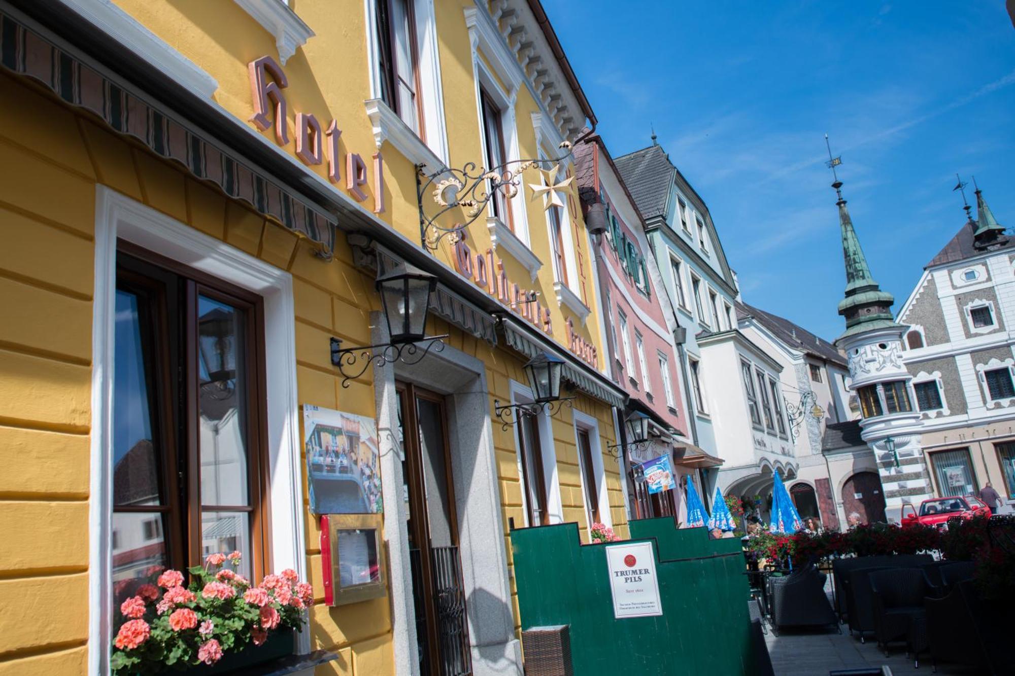 Hotel-Garni Goldenes Kreuz Grein Zewnętrze zdjęcie